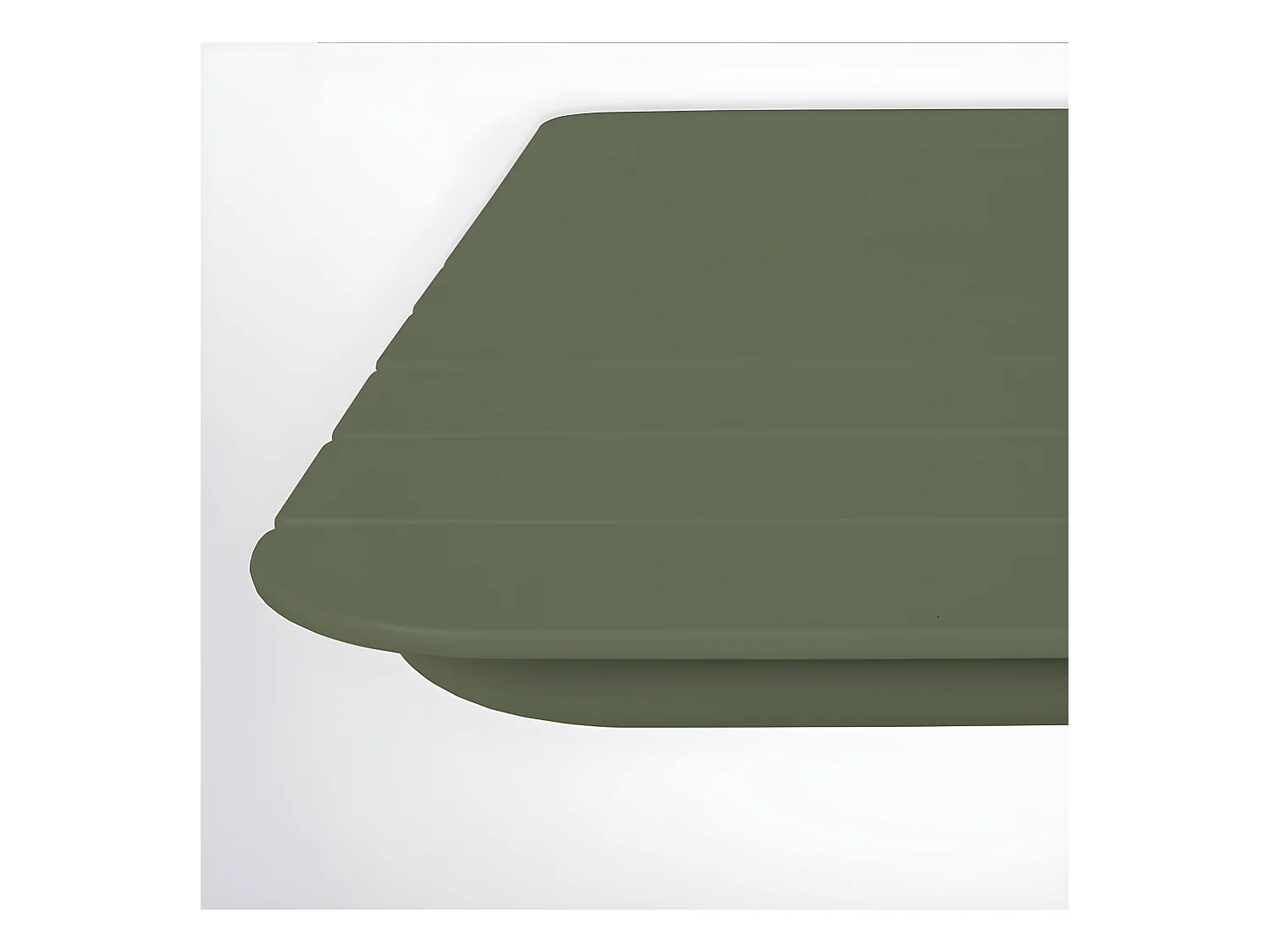 Vondel - Table à manger de jardin bistrot 2 personnes en métal - Vert