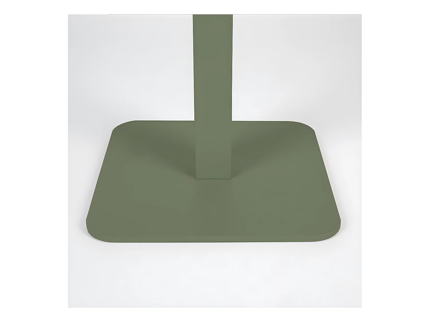 Vondel - Table à manger de jardin bistrot 2 personnes en métal - Vert