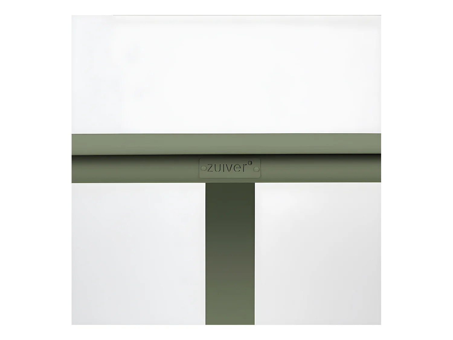 Vondel - Table à manger de jardin bistrot 2 personnes en métal - Vert