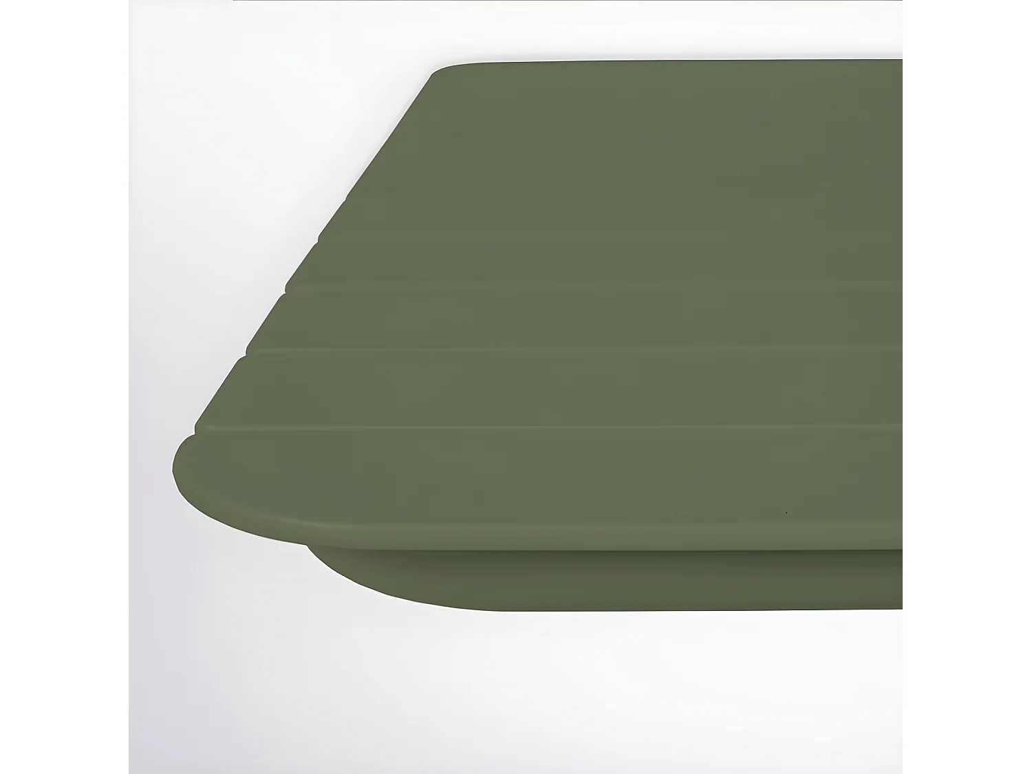 Vondel - Table à manger de jardin bistrot 2 personnes en métal - Vert