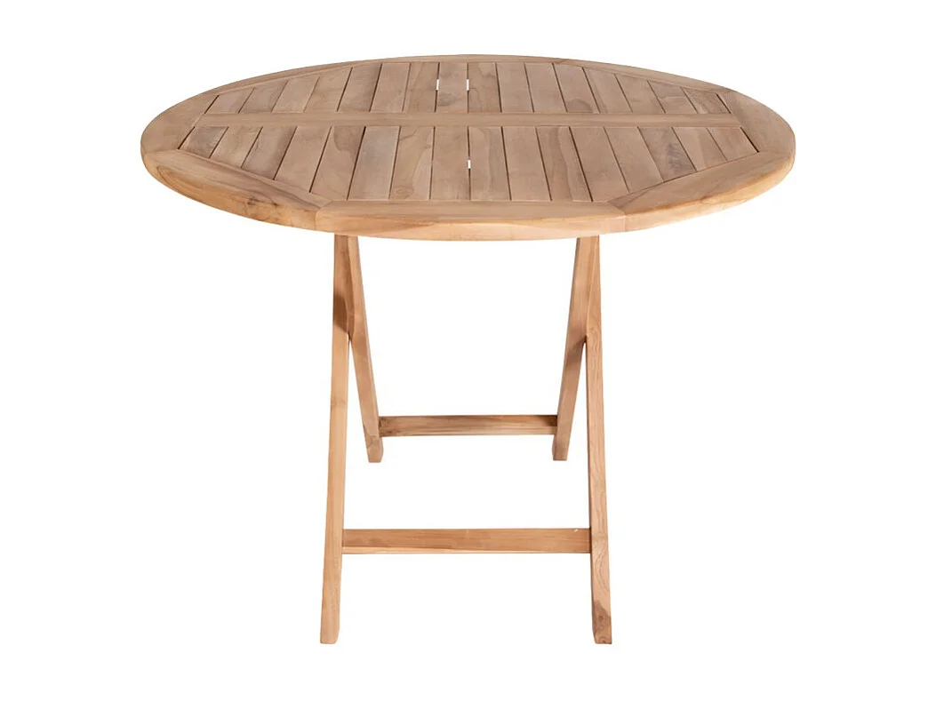 Oviedo - Table à manger de jardin ø100cm en teck