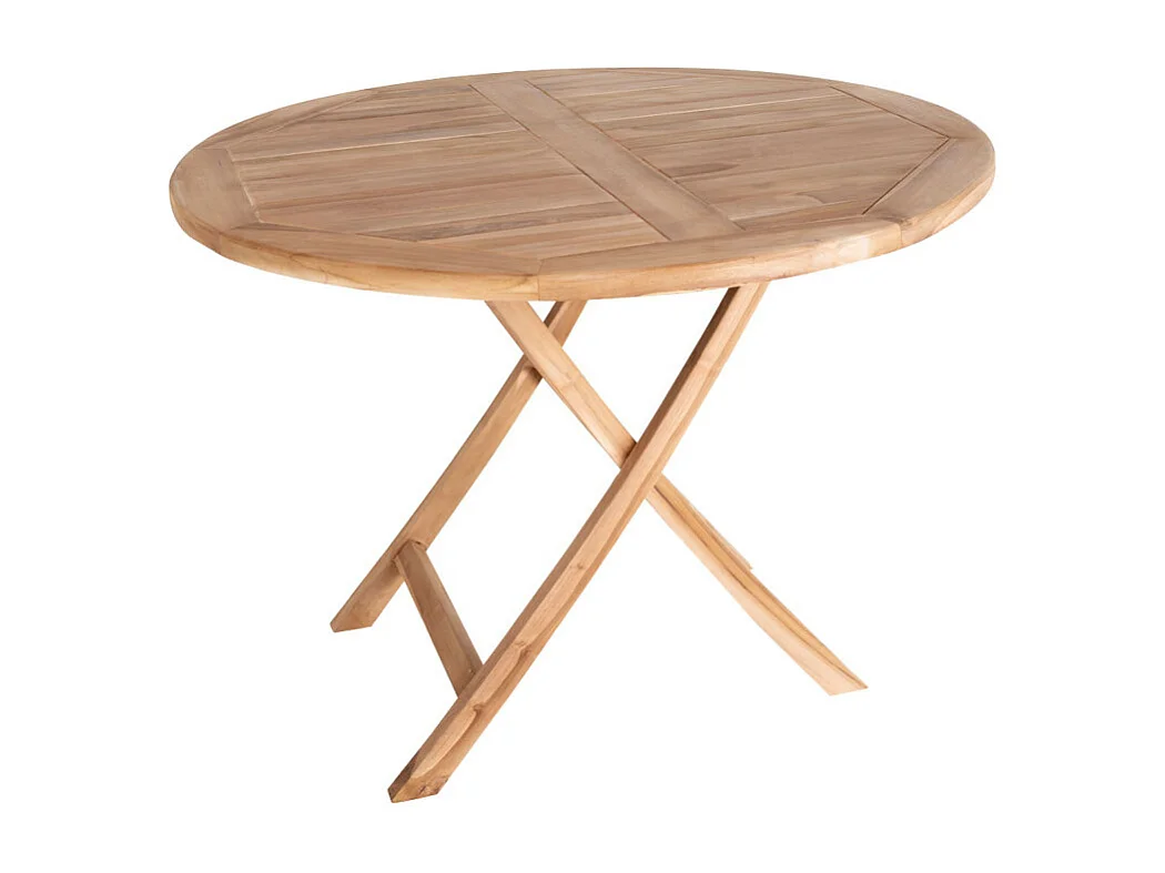 Oviedo - Table à manger de jardin ø100cm en teck