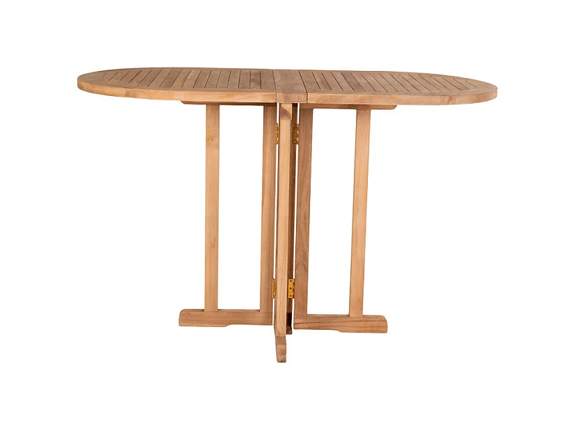 Huelva - Table à manger en teck pour balcon 120x60cm
