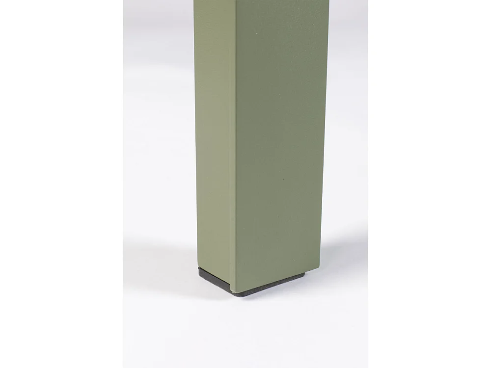 VONDEL - Table à manger de jardin en métal 168x87cm