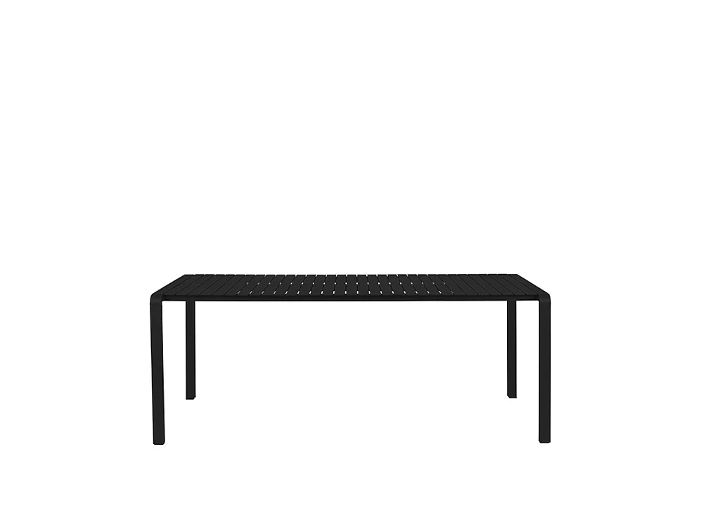 VONDEL - Table de jardin en métal 214x97cm