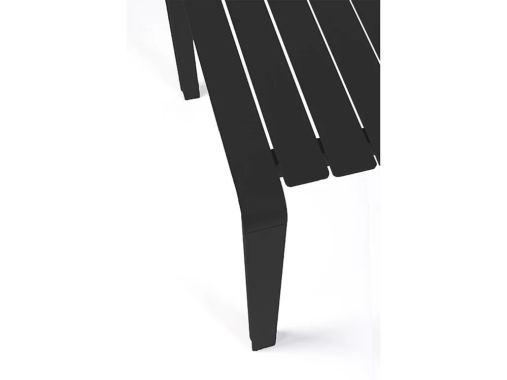 VONDEL - Table de jardin en métal 214x97cm