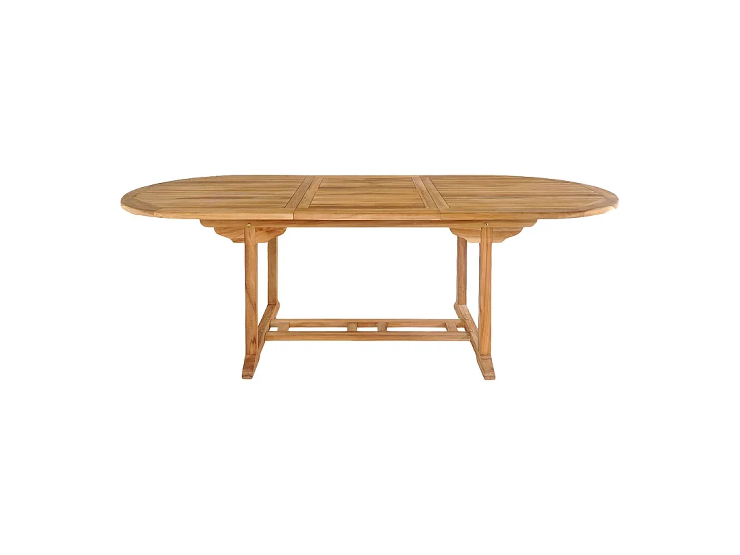 Salamanca tuintafel met extra plank teakhout.