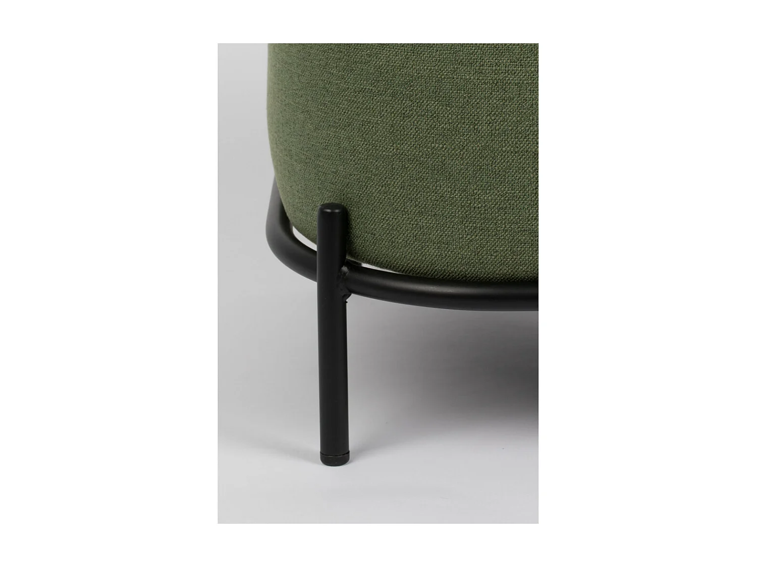 Polly - Fauteuil lounge en tissu : Couleur - Vert