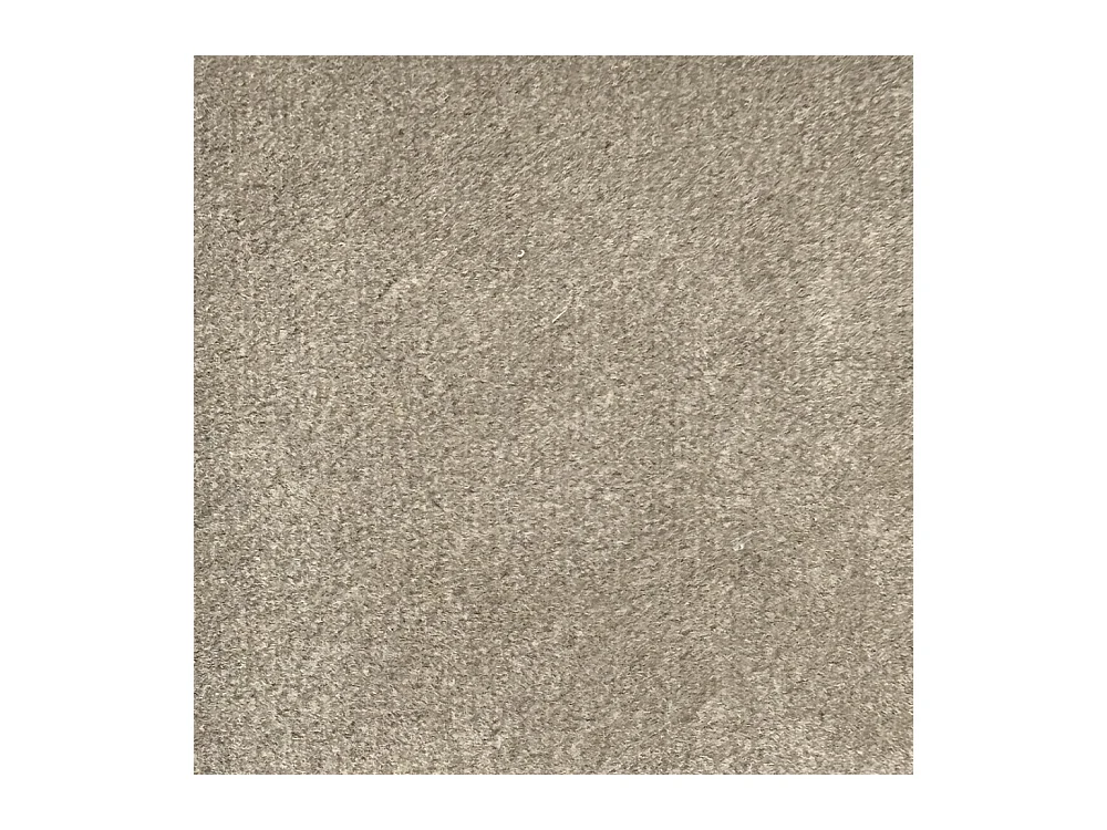 Villabon - Fauteuil XL en velours pieds épingles noirs - Beige