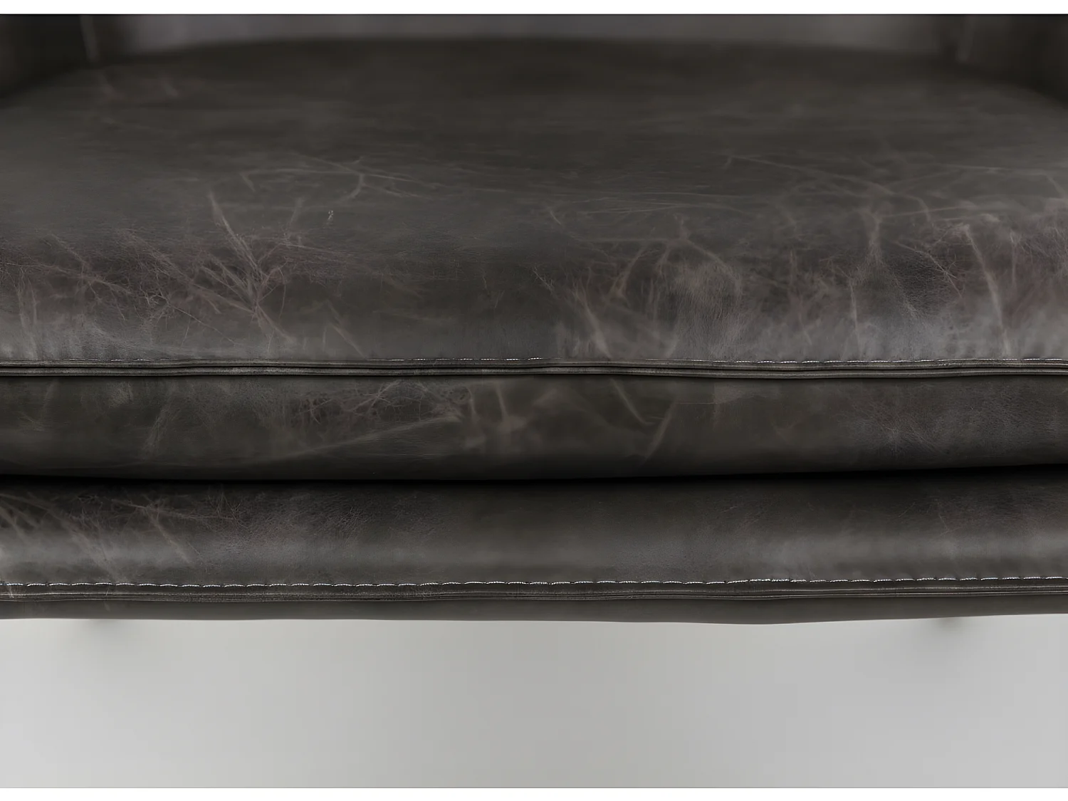 Bon - Fauteuil lounge vintage - Couleur - Gris anthracite