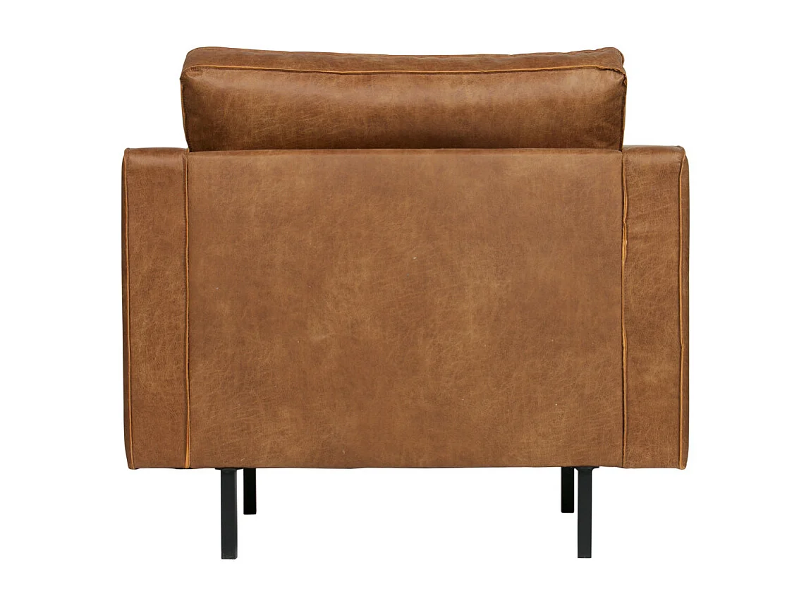 Bronco - Fauteuil en simili - Cognac