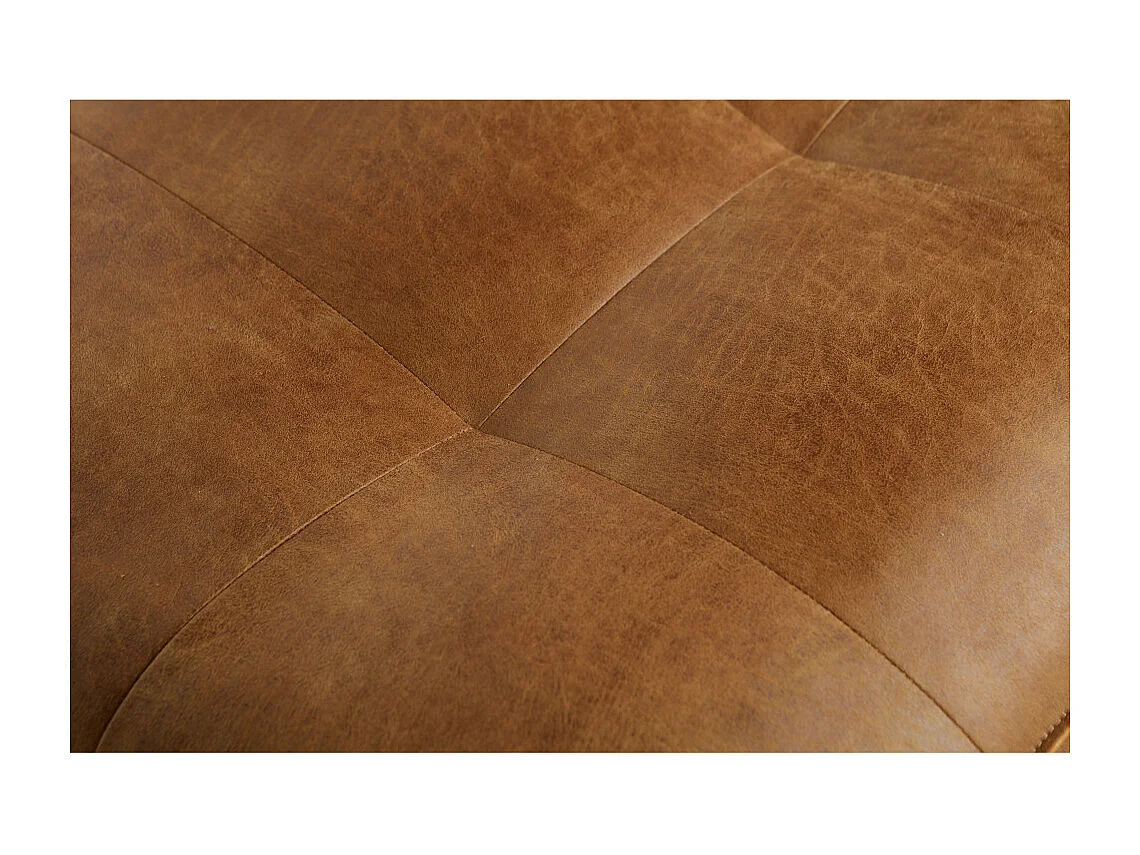 Bronco - Fauteuil en simili - Cognac