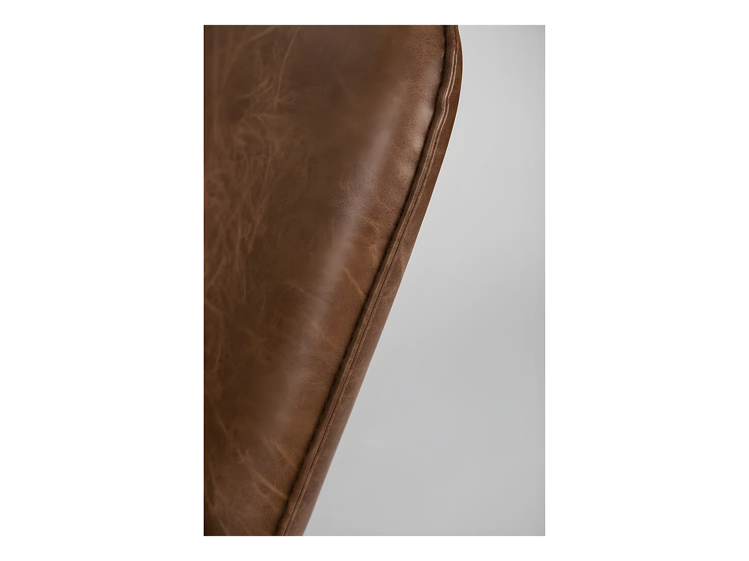 Bon - Fauteuil lounge vintage : Couleur - Marron