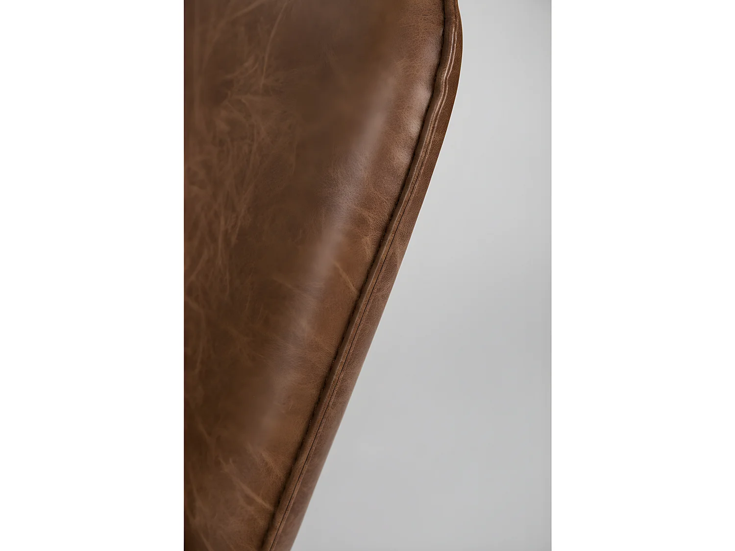 Bon - Fauteuil lounge vintage : Couleur - Marron