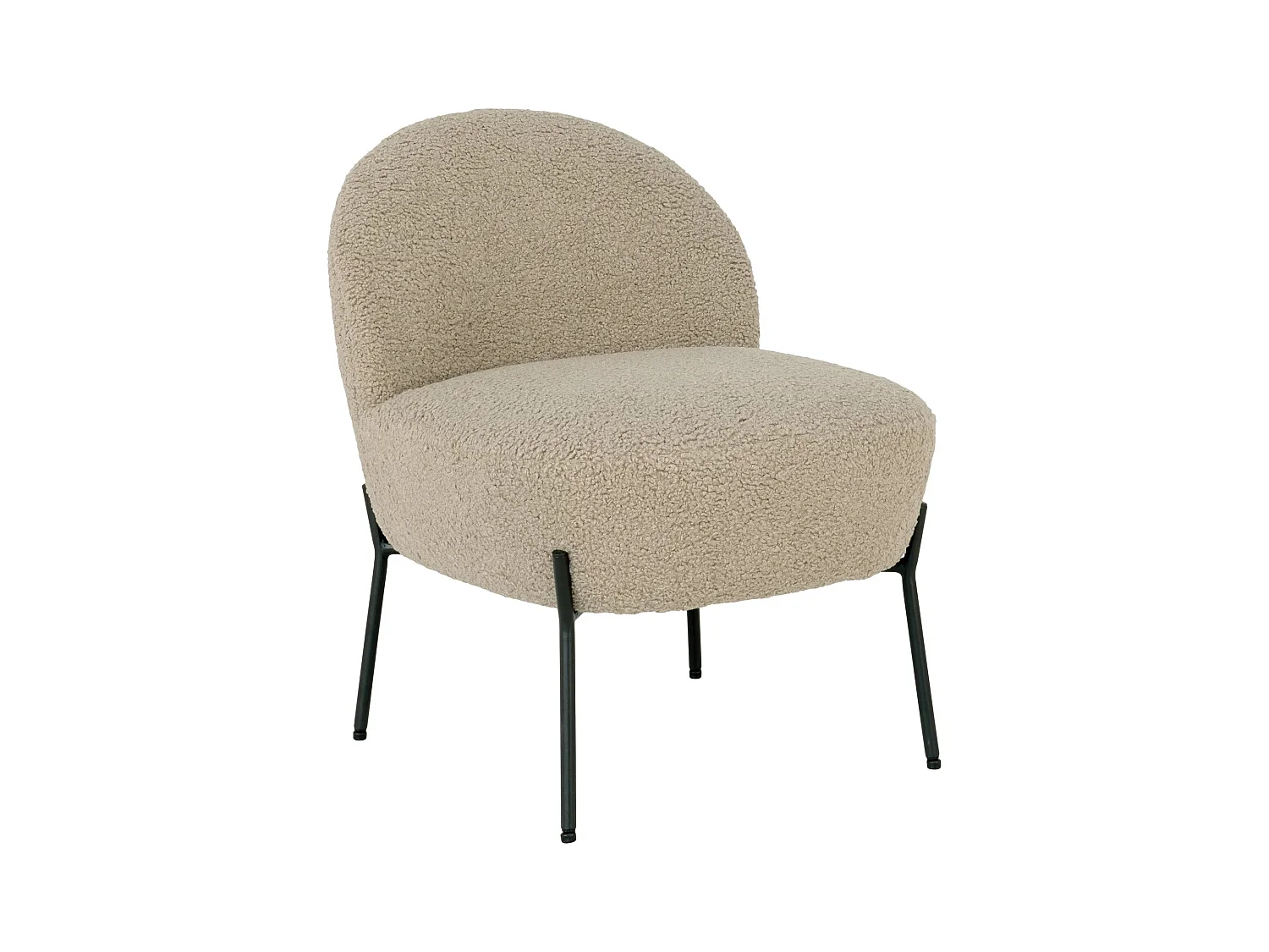 Chaise de salon peau d’agneau synthétique MERIDA – Élégance et douceur absolue