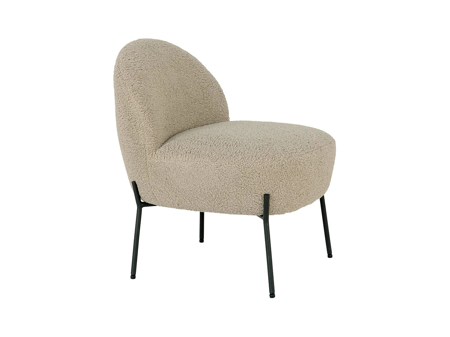 Chaise de salon peau d’agneau synthétique MERIDA – Élégance et douceur absolue