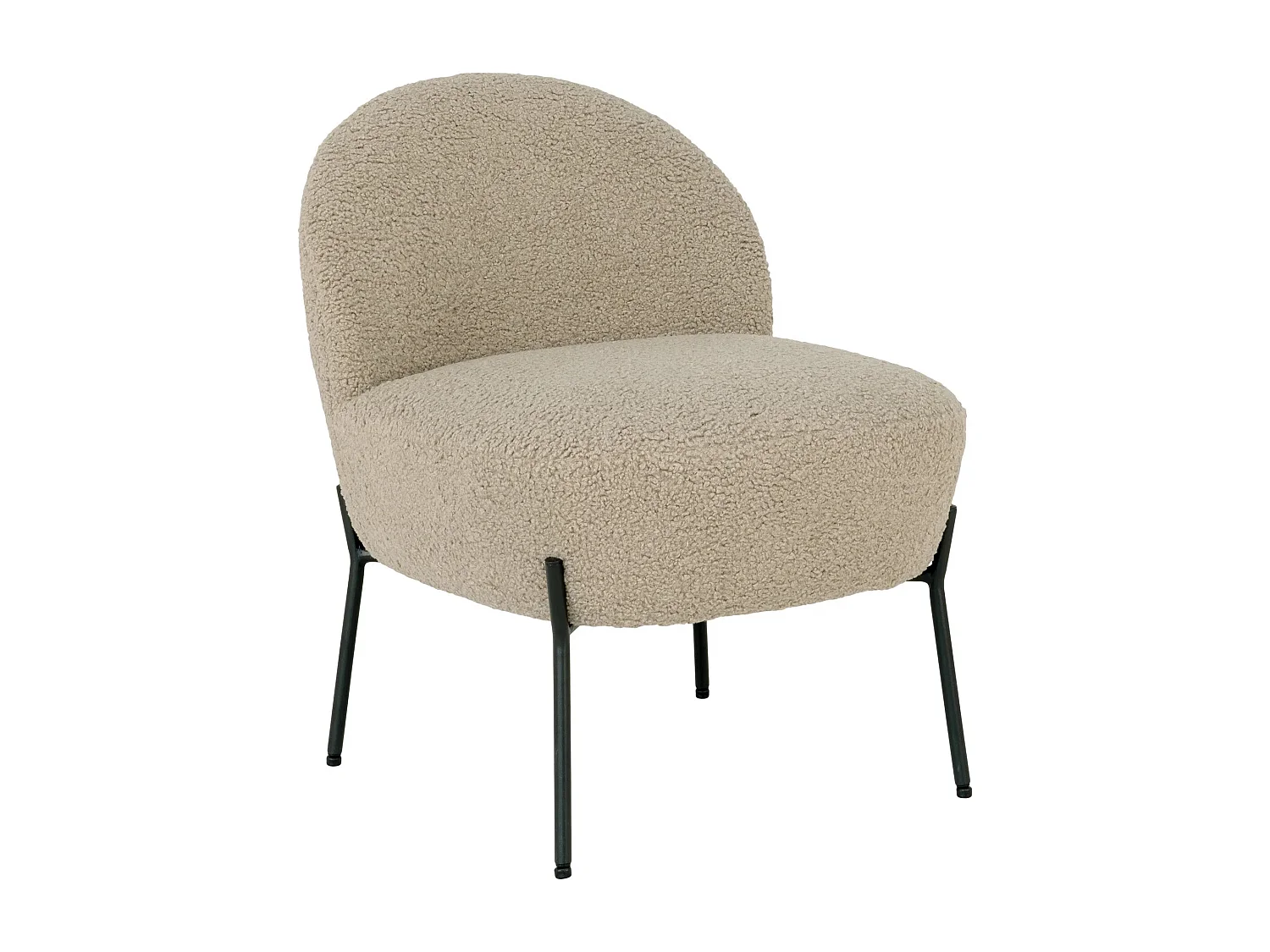 Chaise de salon peau d’agneau synthétique MERIDA – Élégance et douceur absolue