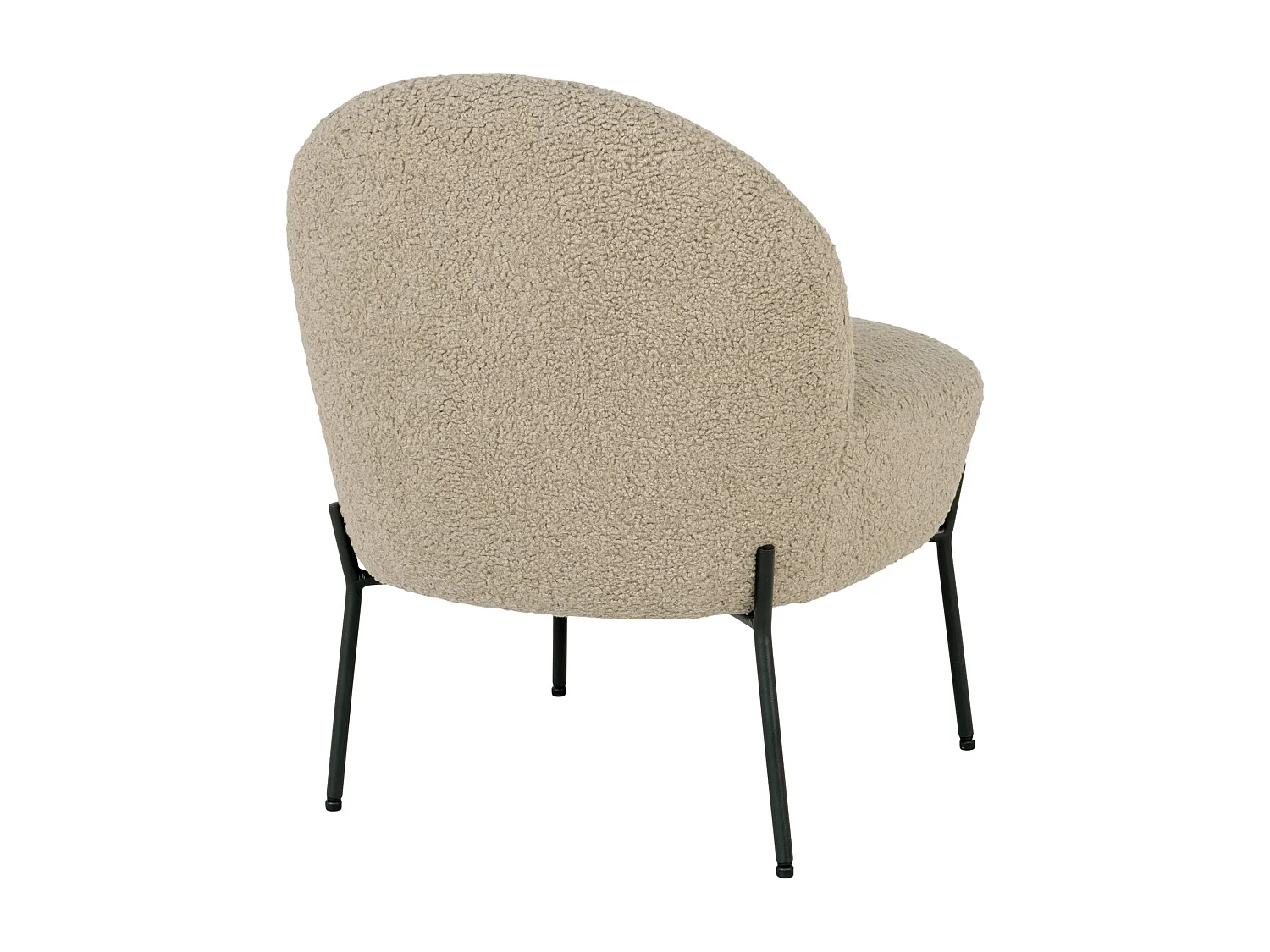 Chaise de salon peau d’agneau synthétique MERIDA – Élégance et douceur absolue