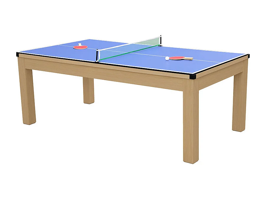 Tavolo multifunzione trasformabile beige, 8-10 persone - Stan