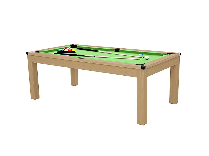 Mesa multijuegos convertible beige, 8-10 personas - Stan