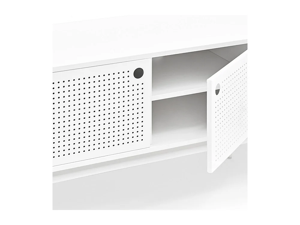 Mobile TV bianco 180x40 cm