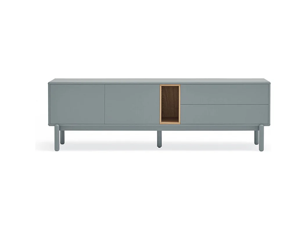 Perlgrauer TV-Schrank 180x40 cm