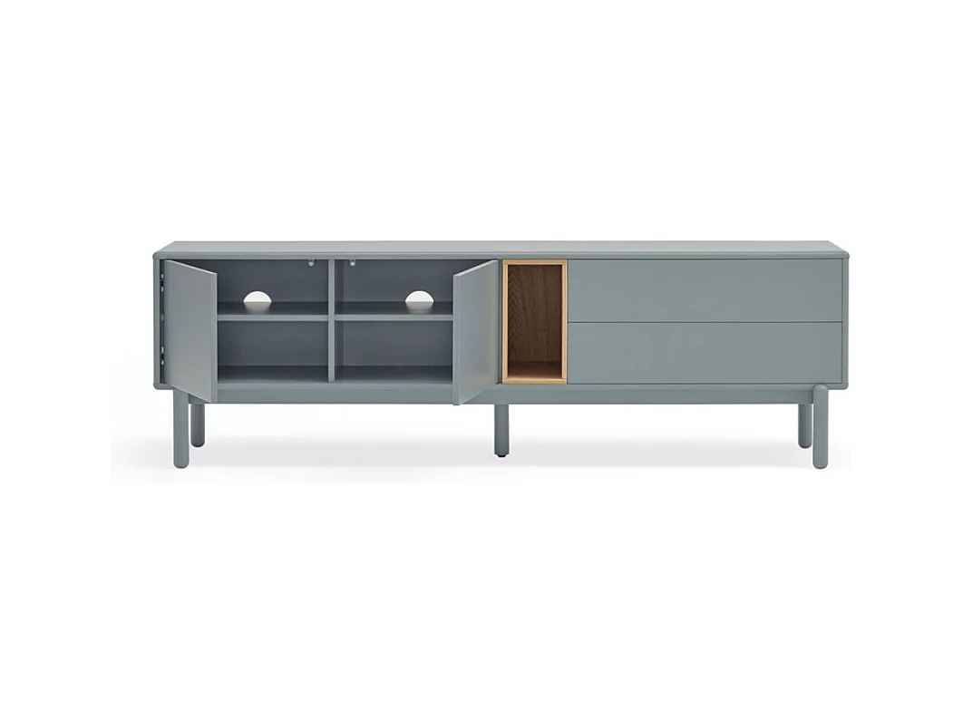 Perlgrauer TV-Schrank 180x40 cm