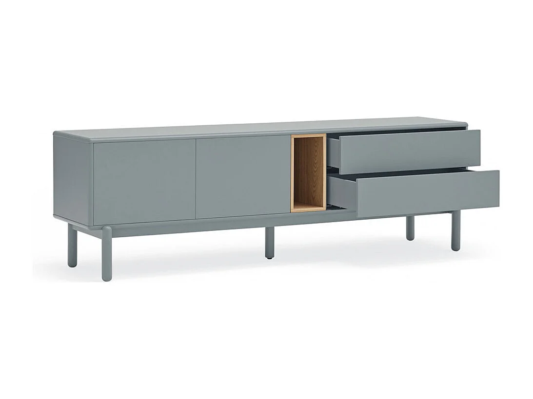 Perlgrauer TV-Schrank 180x40 cm