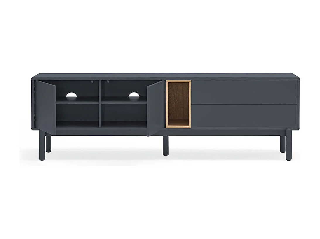 Anthrazitgrauer TV-Schrank 180x40 cm