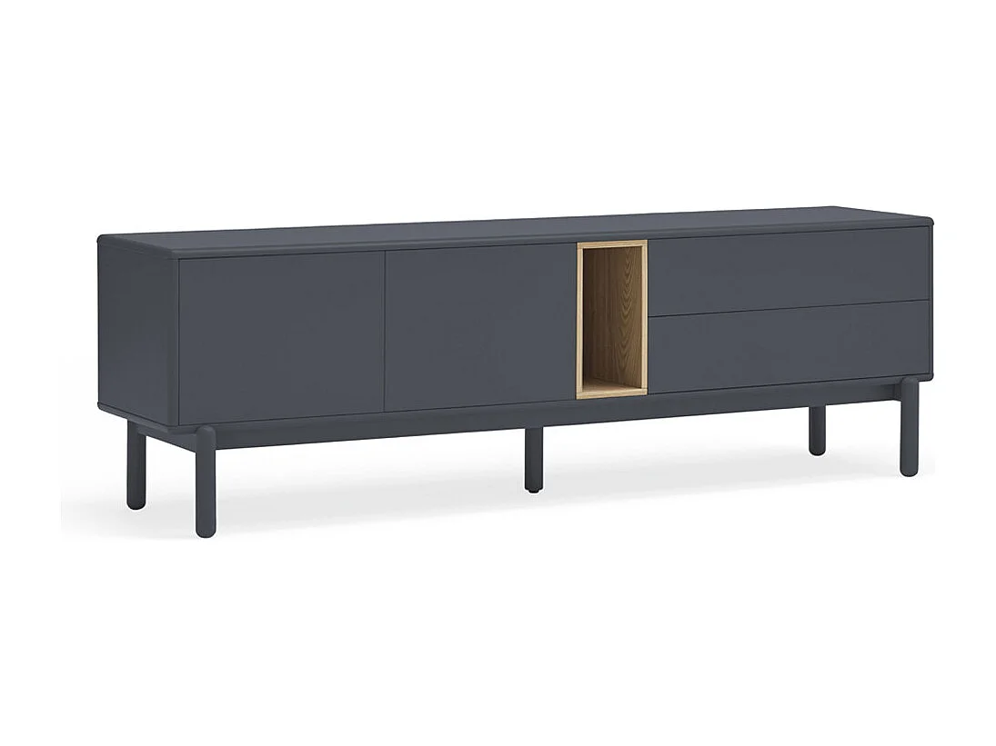 Anthrazitgrauer TV-Schrank 180x40 cm