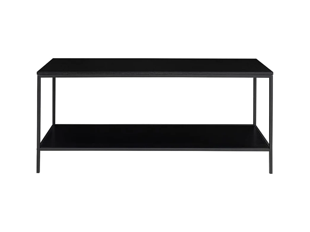 Gabinete de TV negro de 2 historias