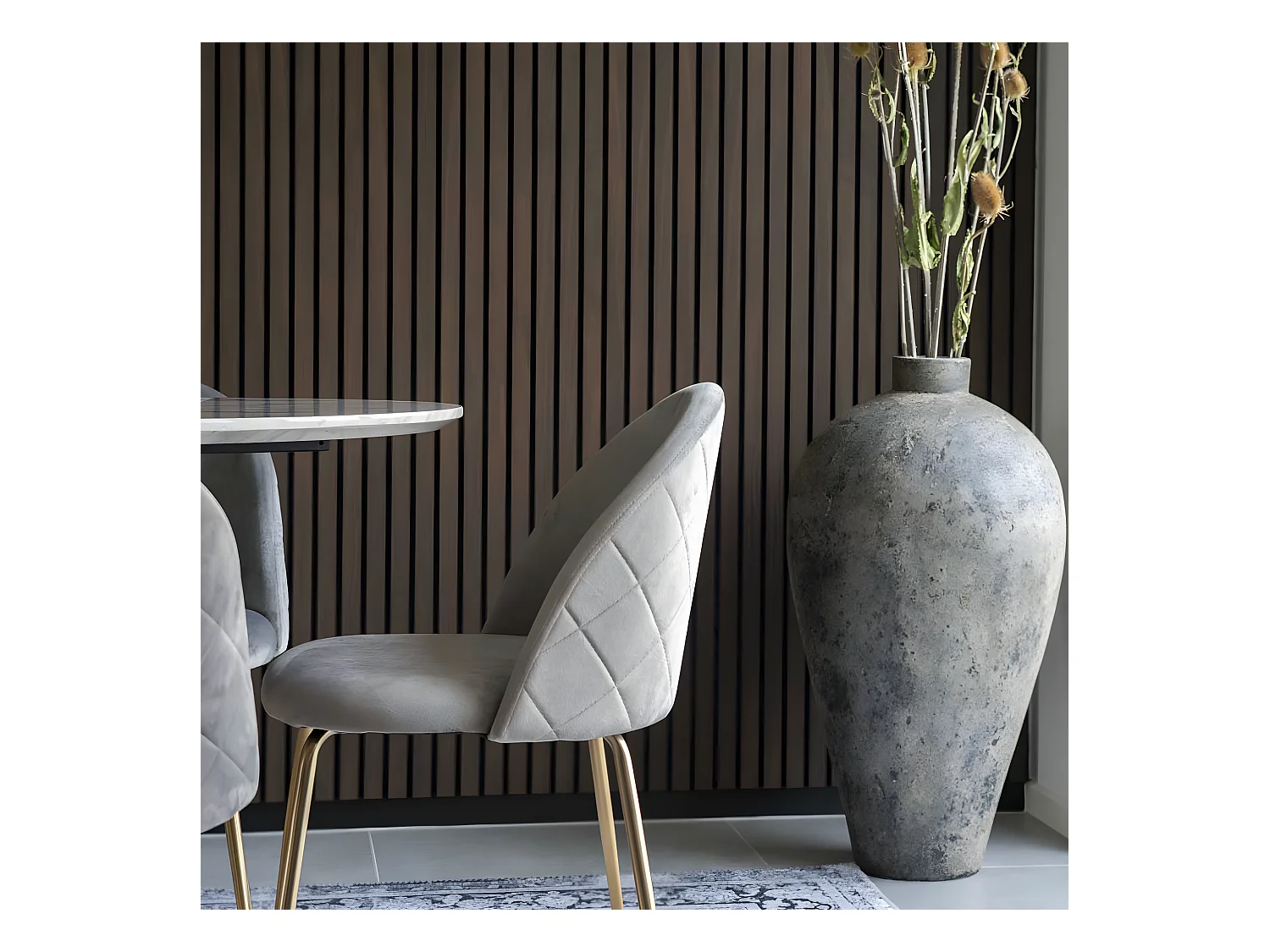 Corvo - Vase en terre cuite 80x40cm - Brun