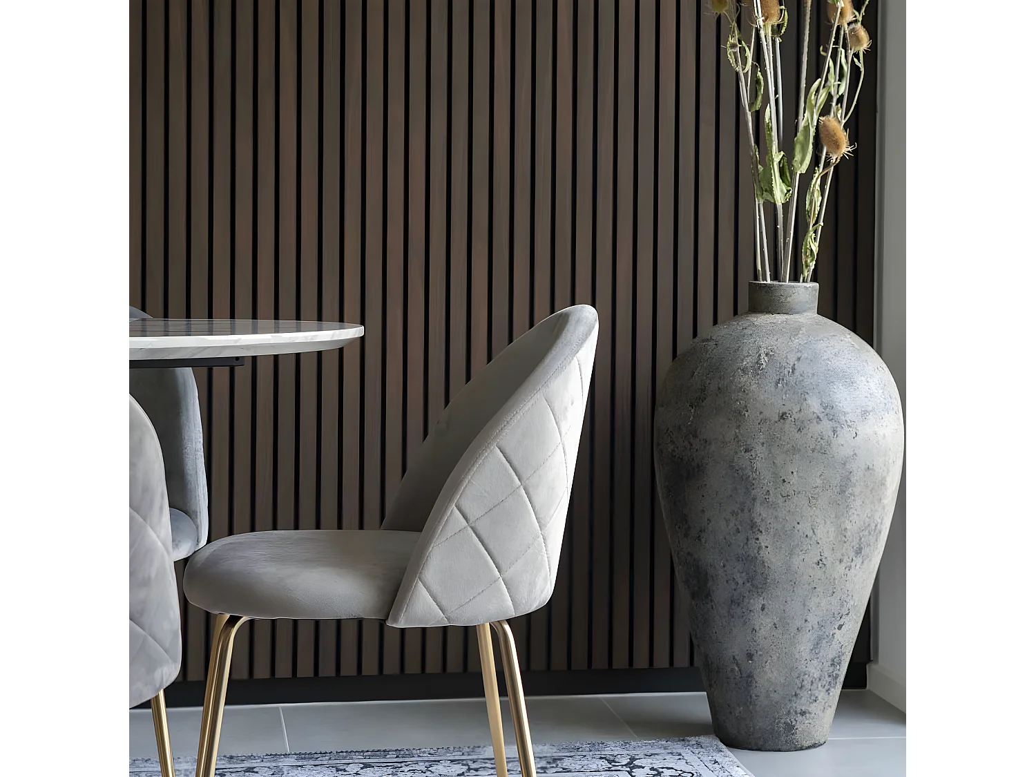 Corvo - Vase en terre cuite 80x40cm - Brun