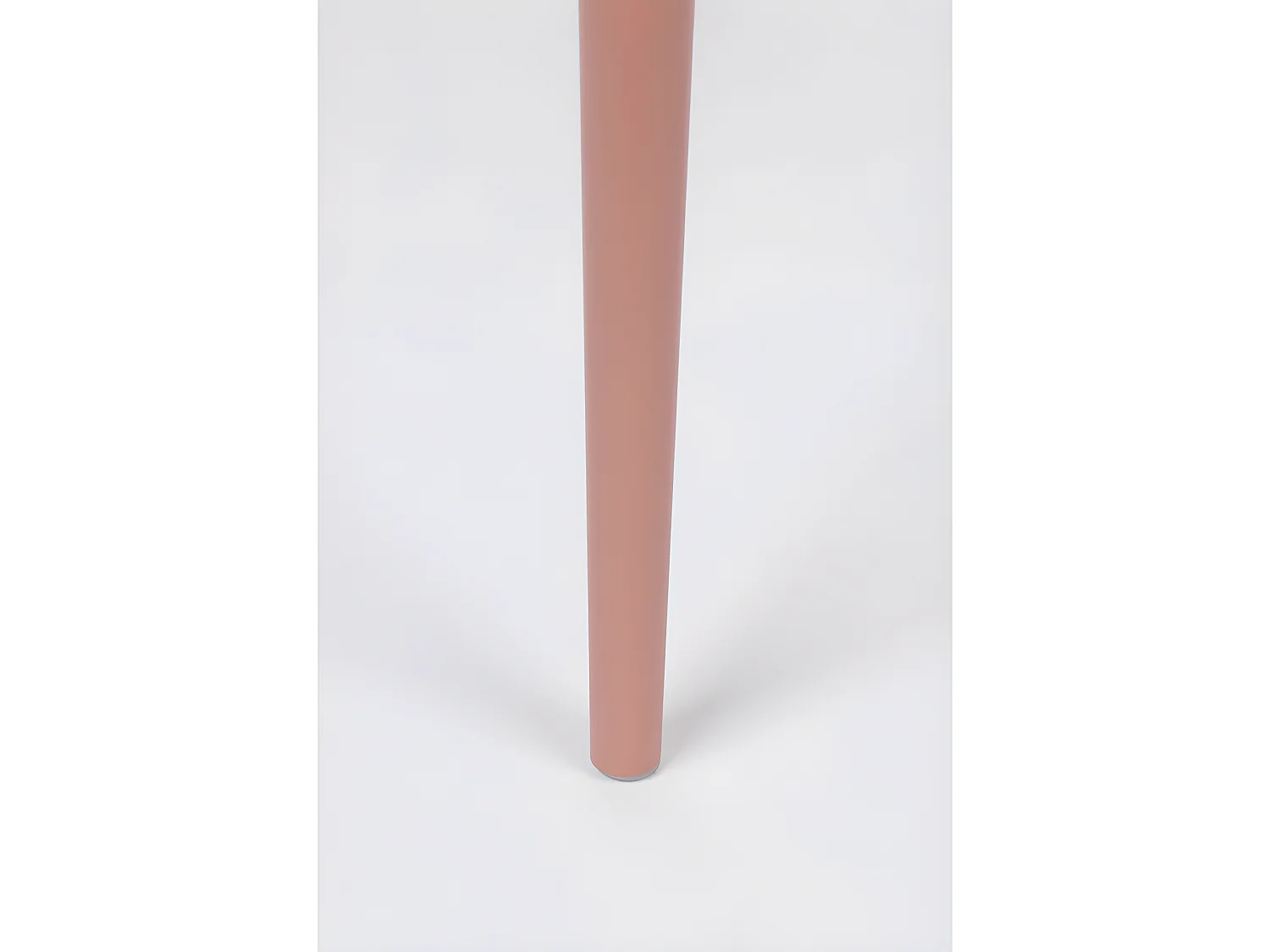 Gigi - Lot de 2 chaises en résine et métal - Rose