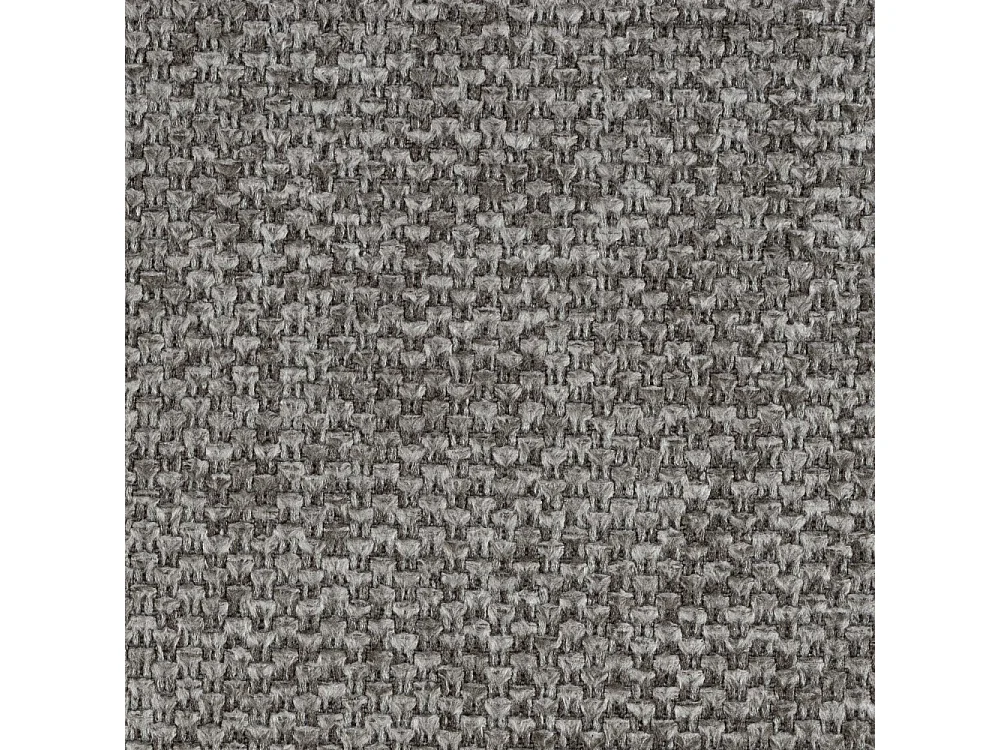 Jolien - Lot de 2 chaises en tissu et métal pieds noirs - Gris