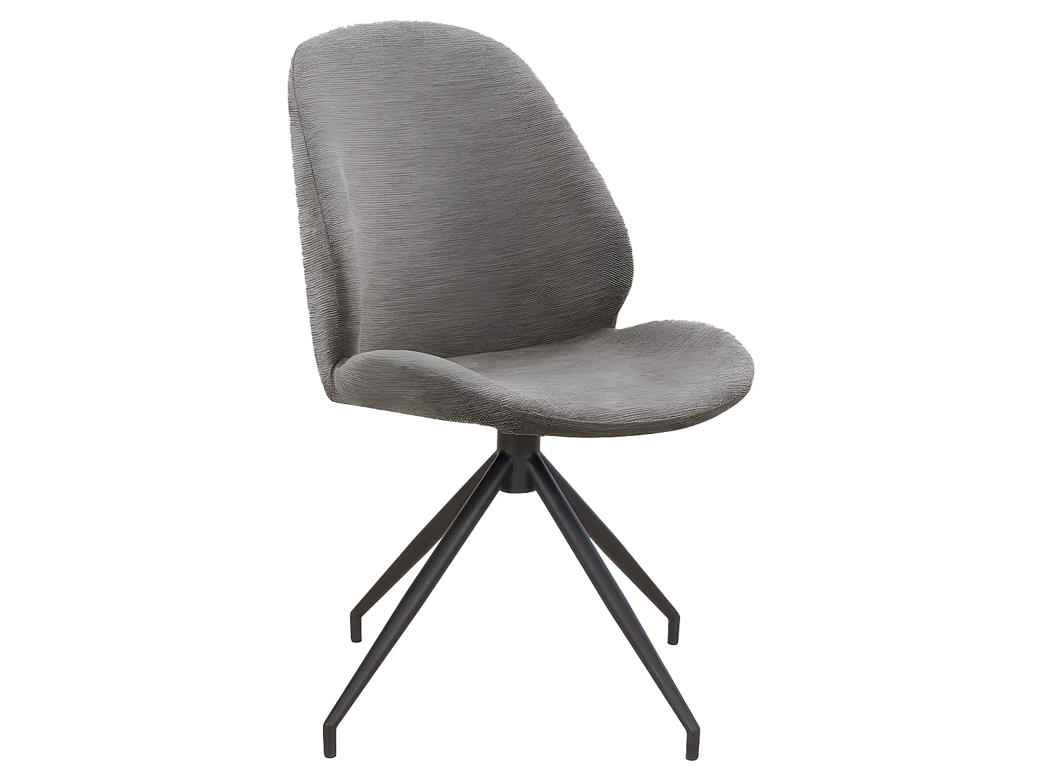 MonteCarlo Esszimmerstuhl Drehfuss hellbraun.