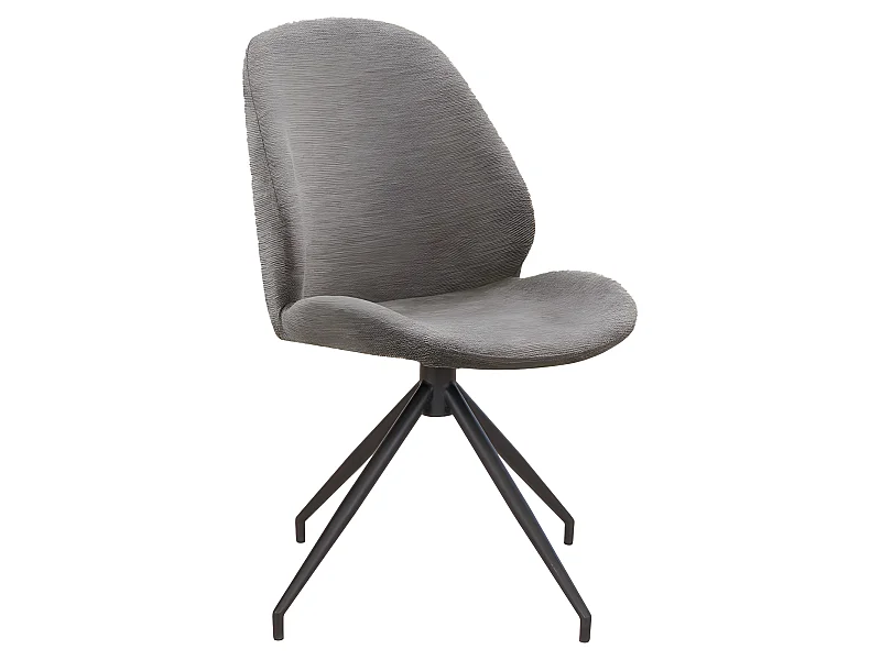 MonteCarlo Esszimmerstuhl Drehfuss hellbraun.