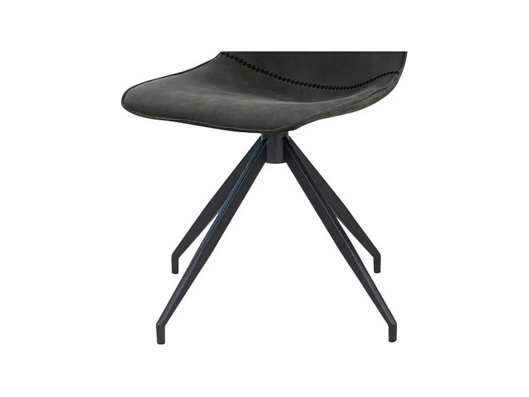 Monaco Esszimmerstuhl Drehfuss grau.