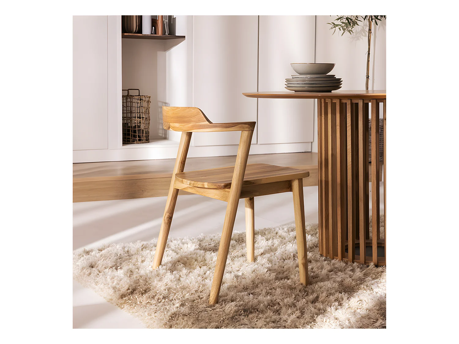 Joko - Lot de 2 chaises en teck - Bois