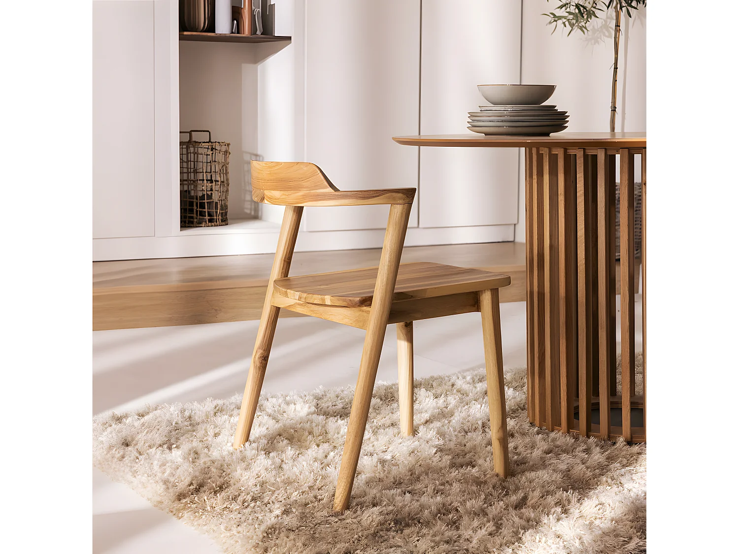 Joko - Lot de 2 chaises en teck - Bois