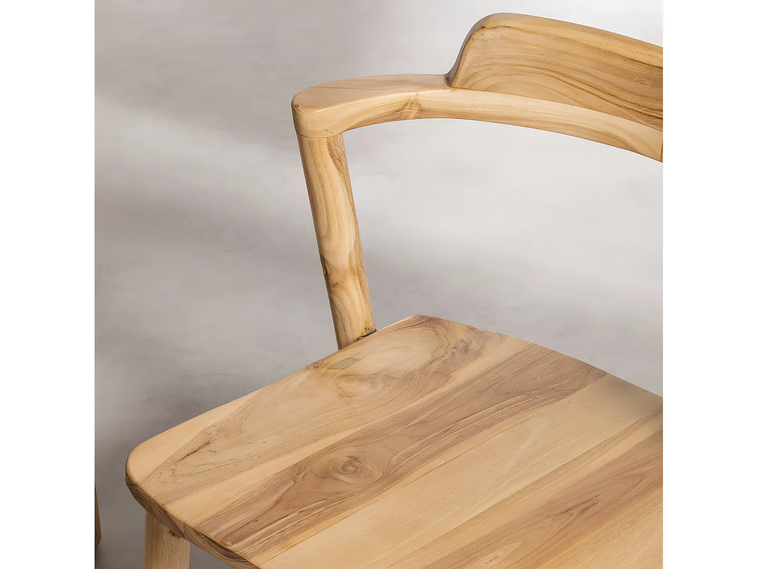 Joko - Lot de 2 chaises en teck - Bois