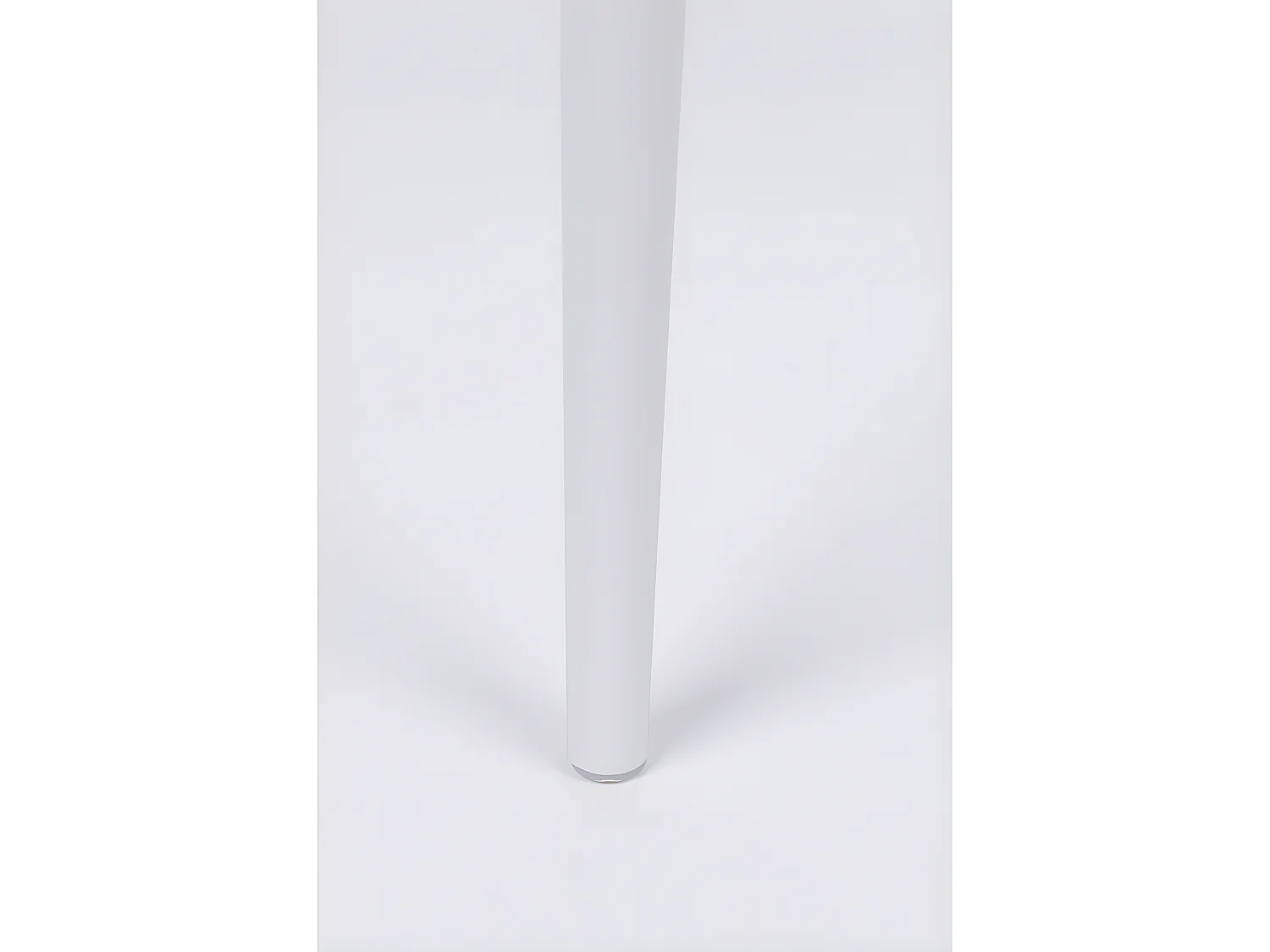 Gigi - Lot de 2 chaises en résine et métal - Blanc