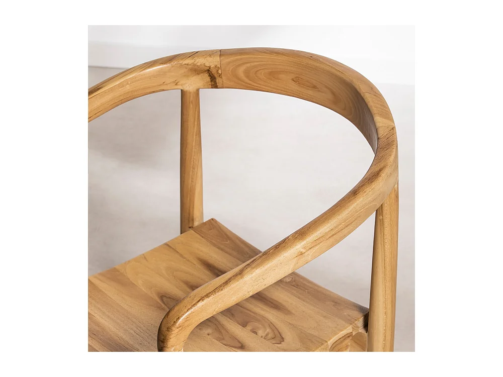 Raden - Lot de 2 fauteuils de table en teck - Bois