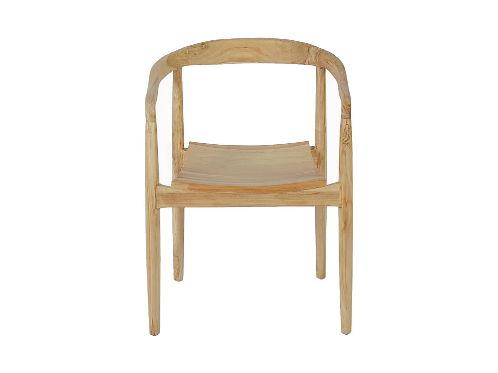 Raden - Lot de 2 fauteuils de table en teck - Bois