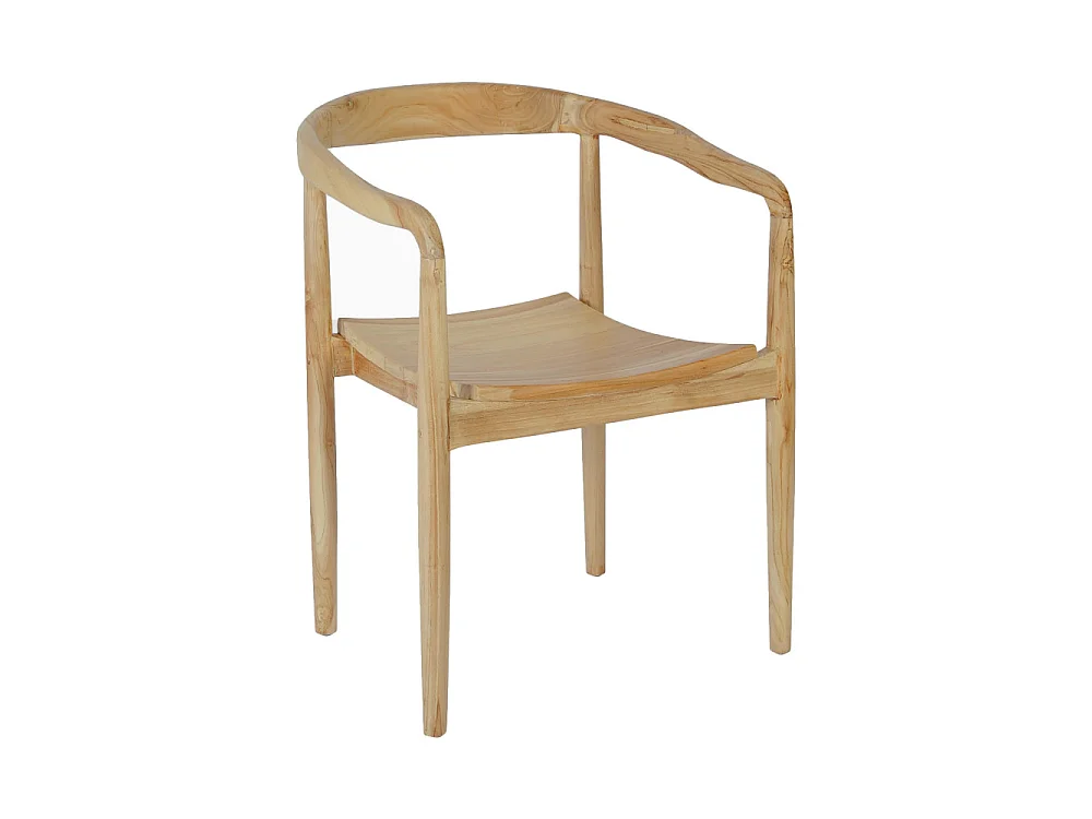 Raden - Lot de 2 fauteuils de table en teck - Bois