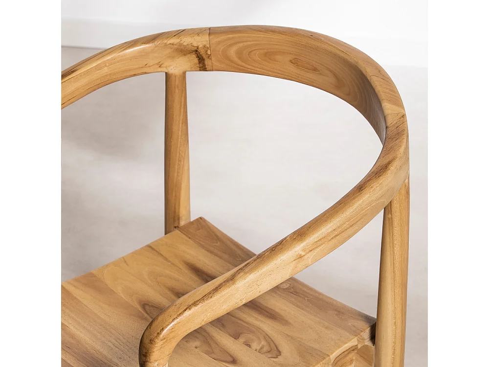 Raden - Lot de 2 fauteuils de table en teck - Bois