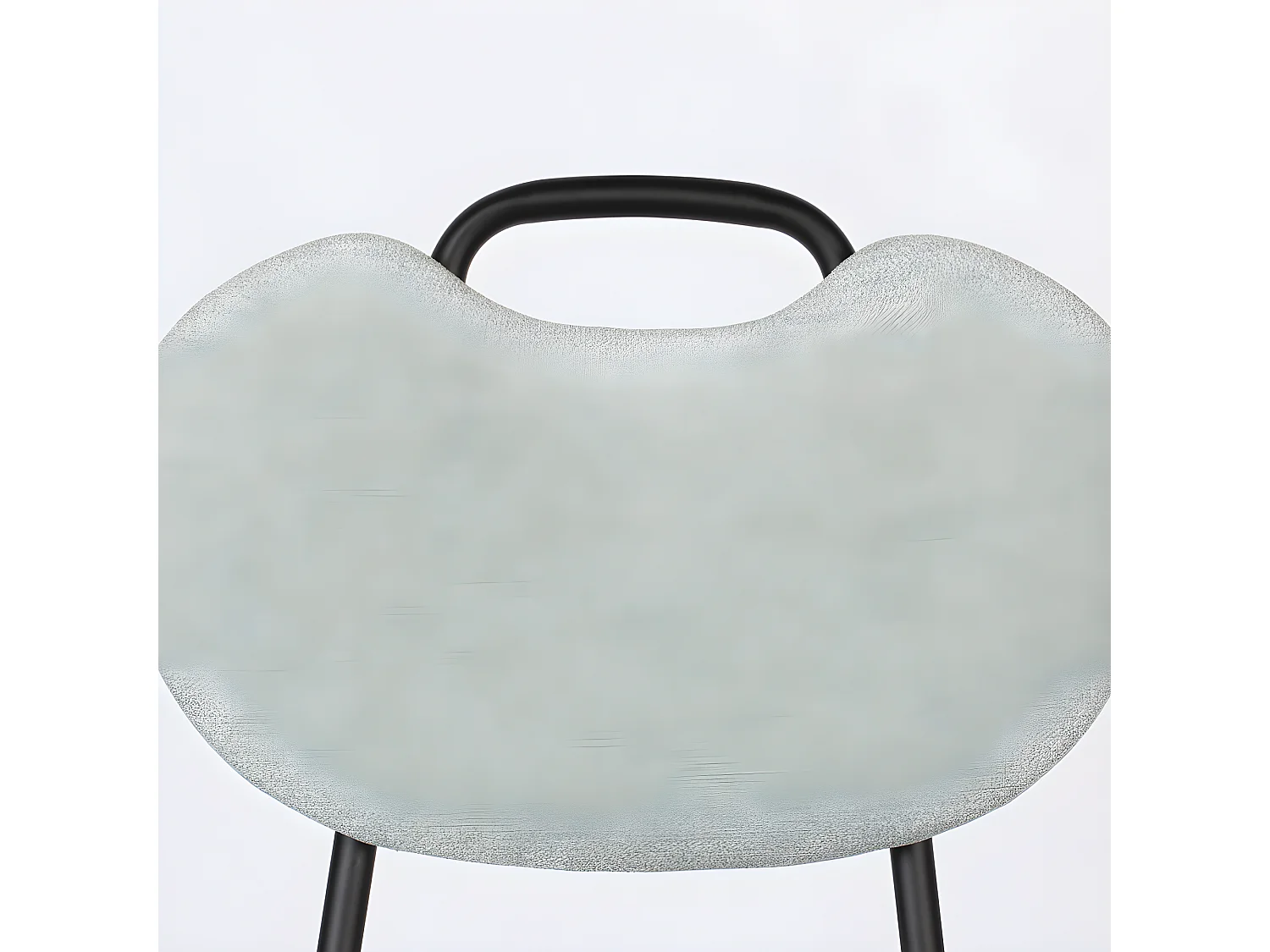 Aspen - Lot de 2 chaises en tissu et métal - Couleur - Vert