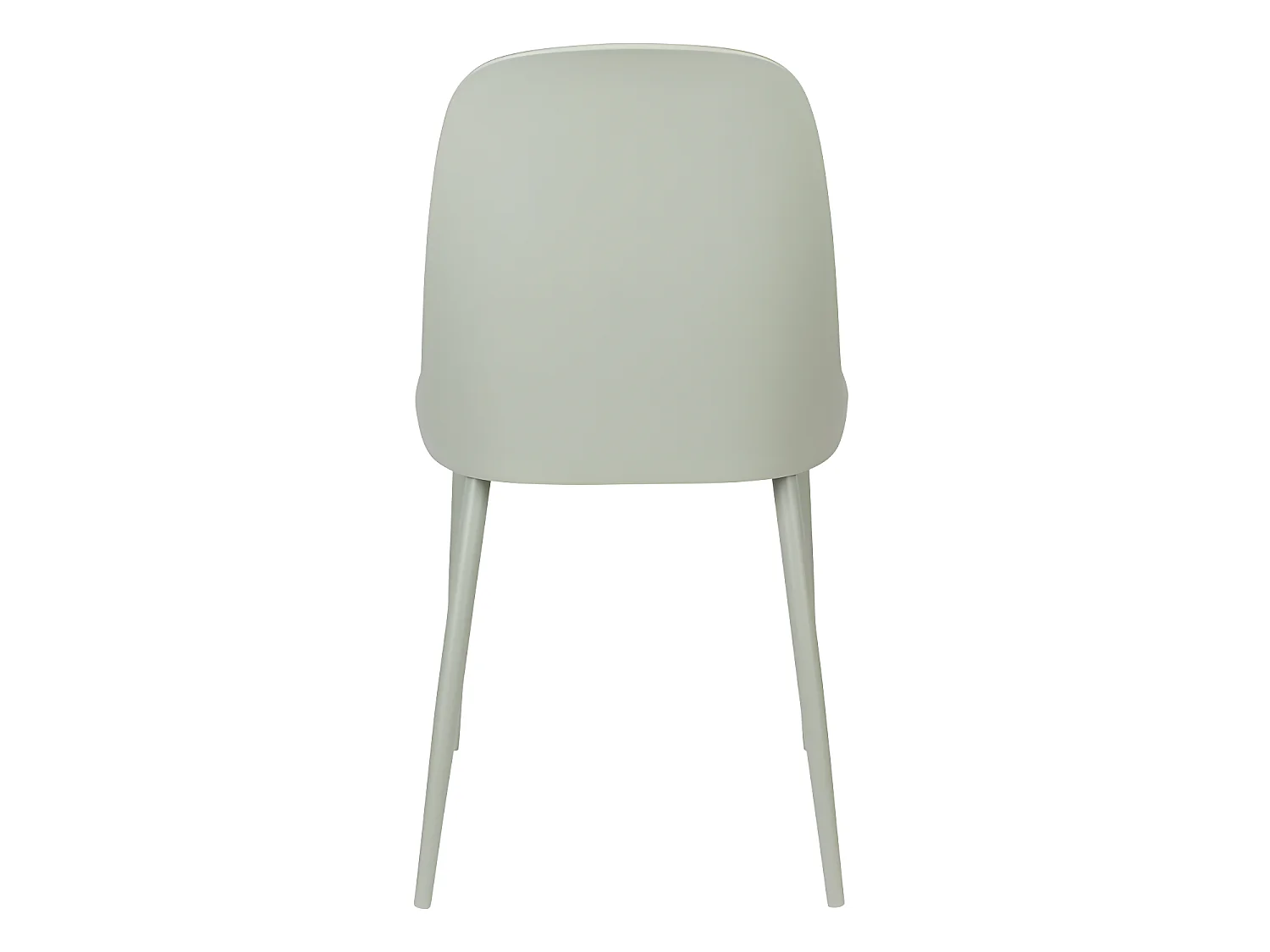 Pip - Lot de 2 chaises en résine et métal - Vert d'eau