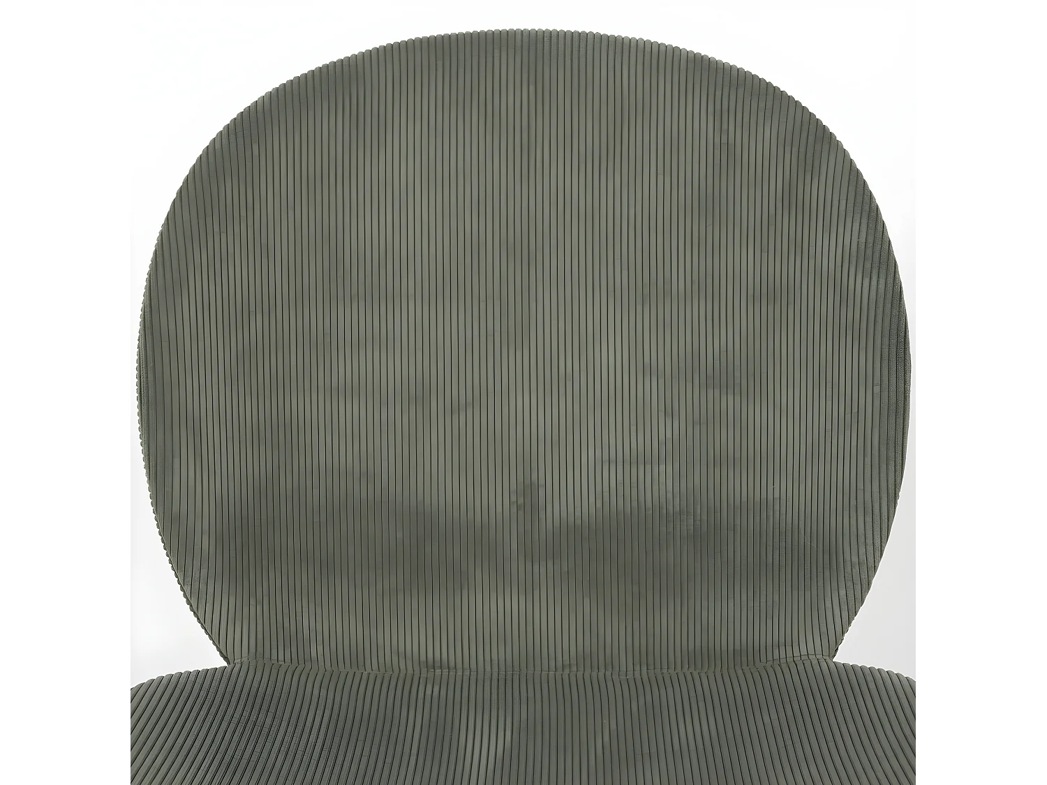 Bonnet - Lot de 2 chaises en velours côtelé et métal - Vert