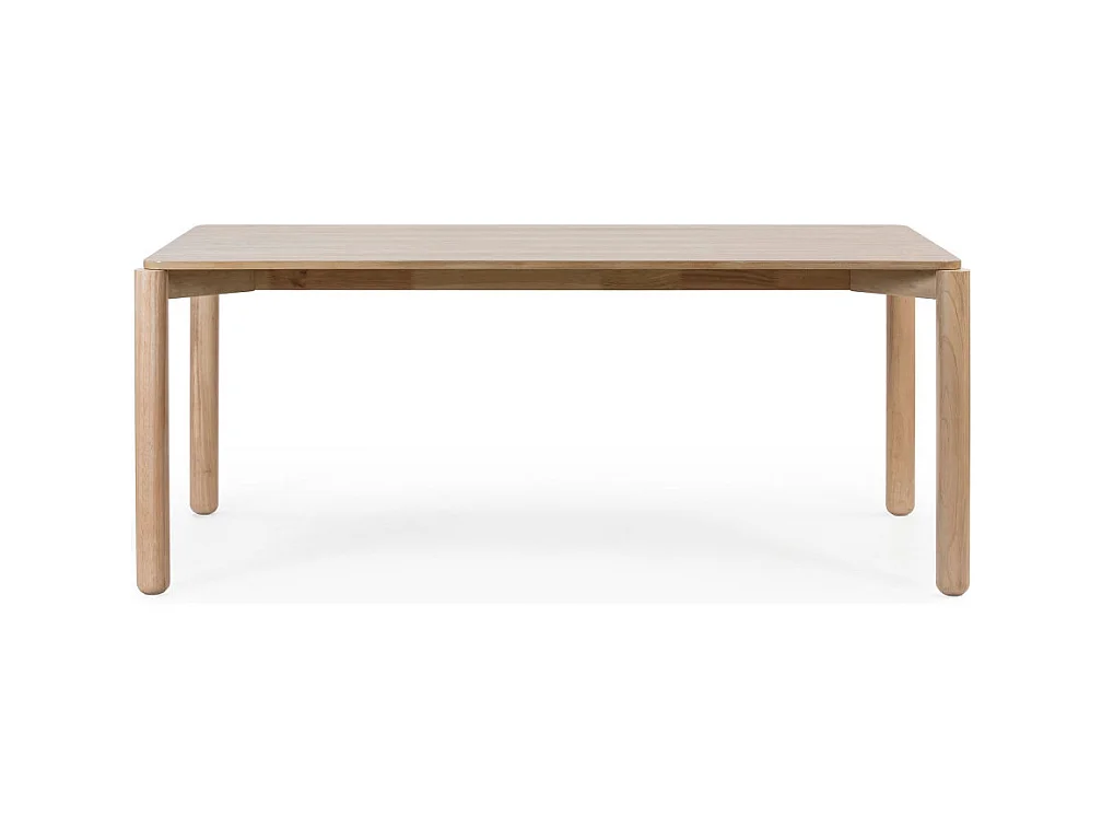 Atlas - Table à manger 8 personnes en bois - Bois clair